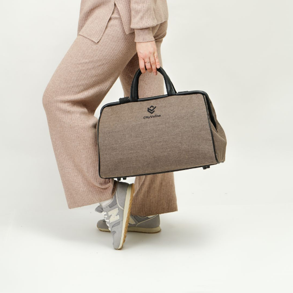 Сумка CityValise, 10 л, 43х28, коричневый — фото 1