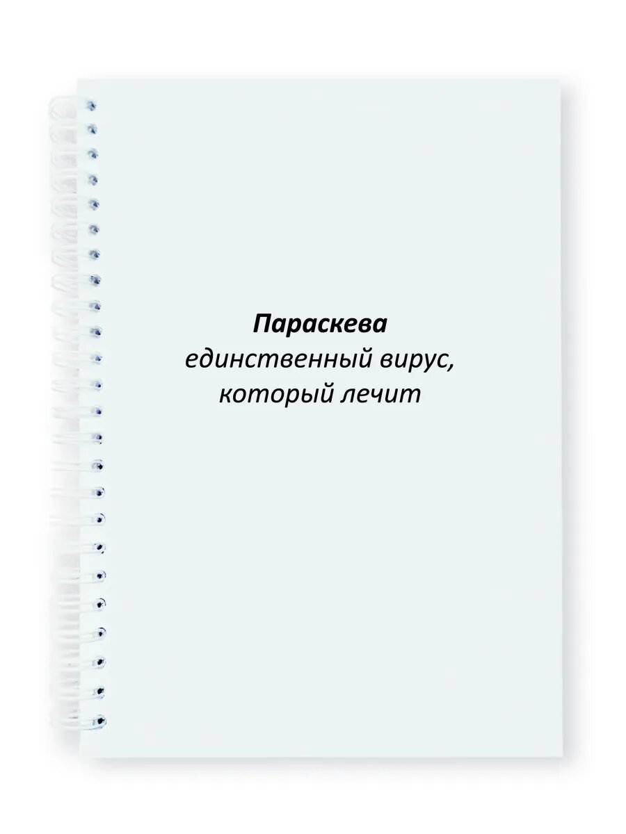 Параскева Тетрадь именная на металлической пружине