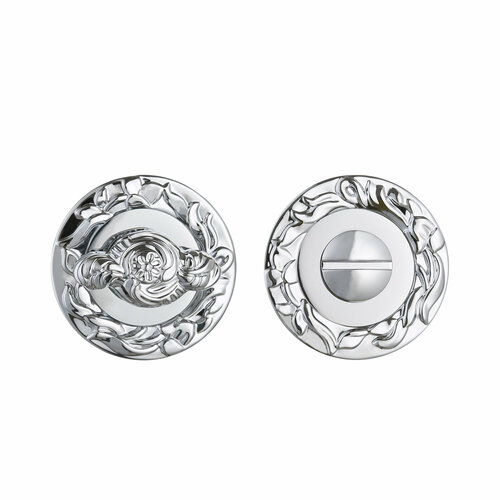 WC фиксатор поворотный Полированный хром для межкомнатных дверей