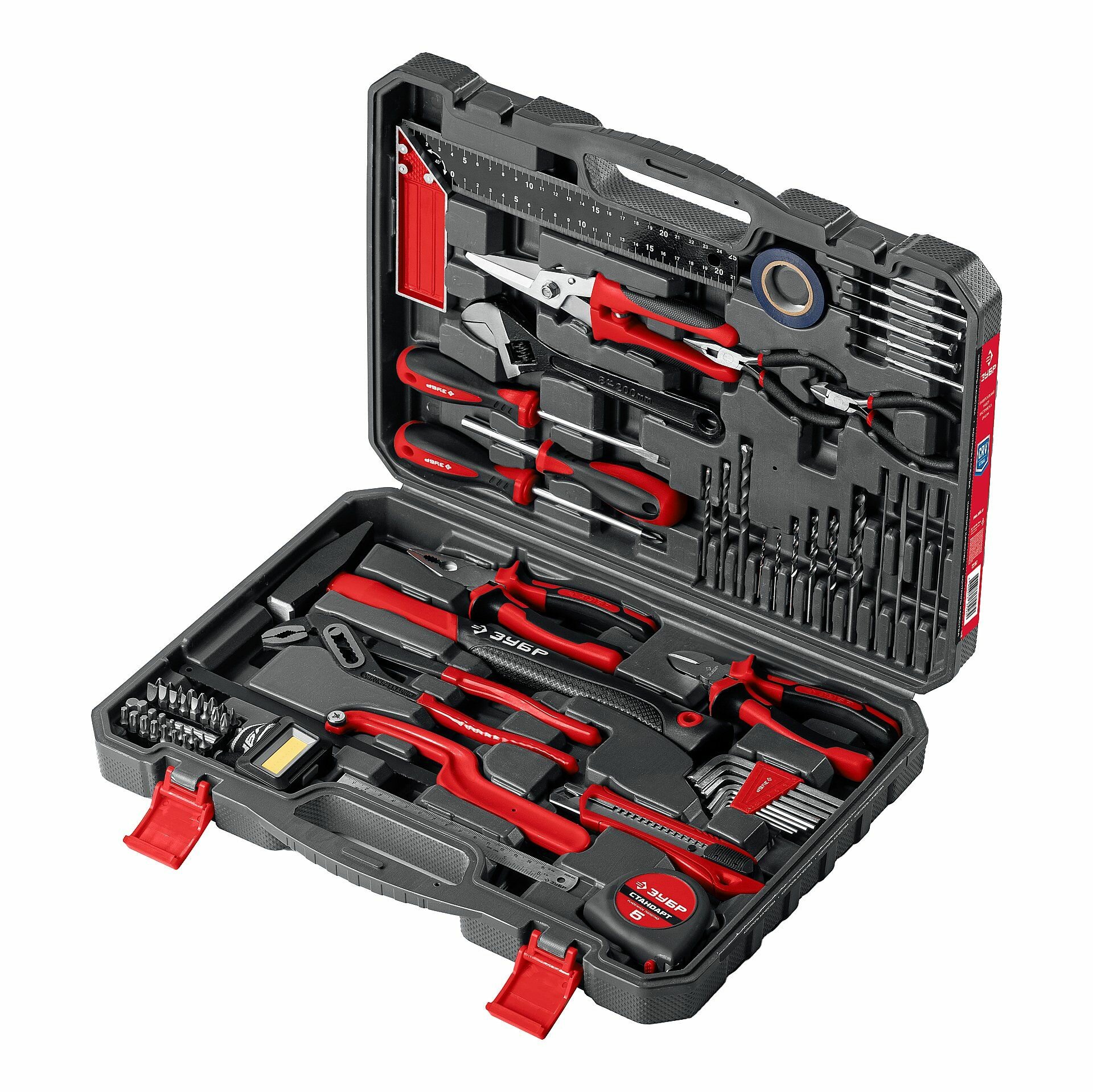 ЗУБР Умелец-78 78 предм Набор инструментов для ремонтных работ мастер (22107) 22107