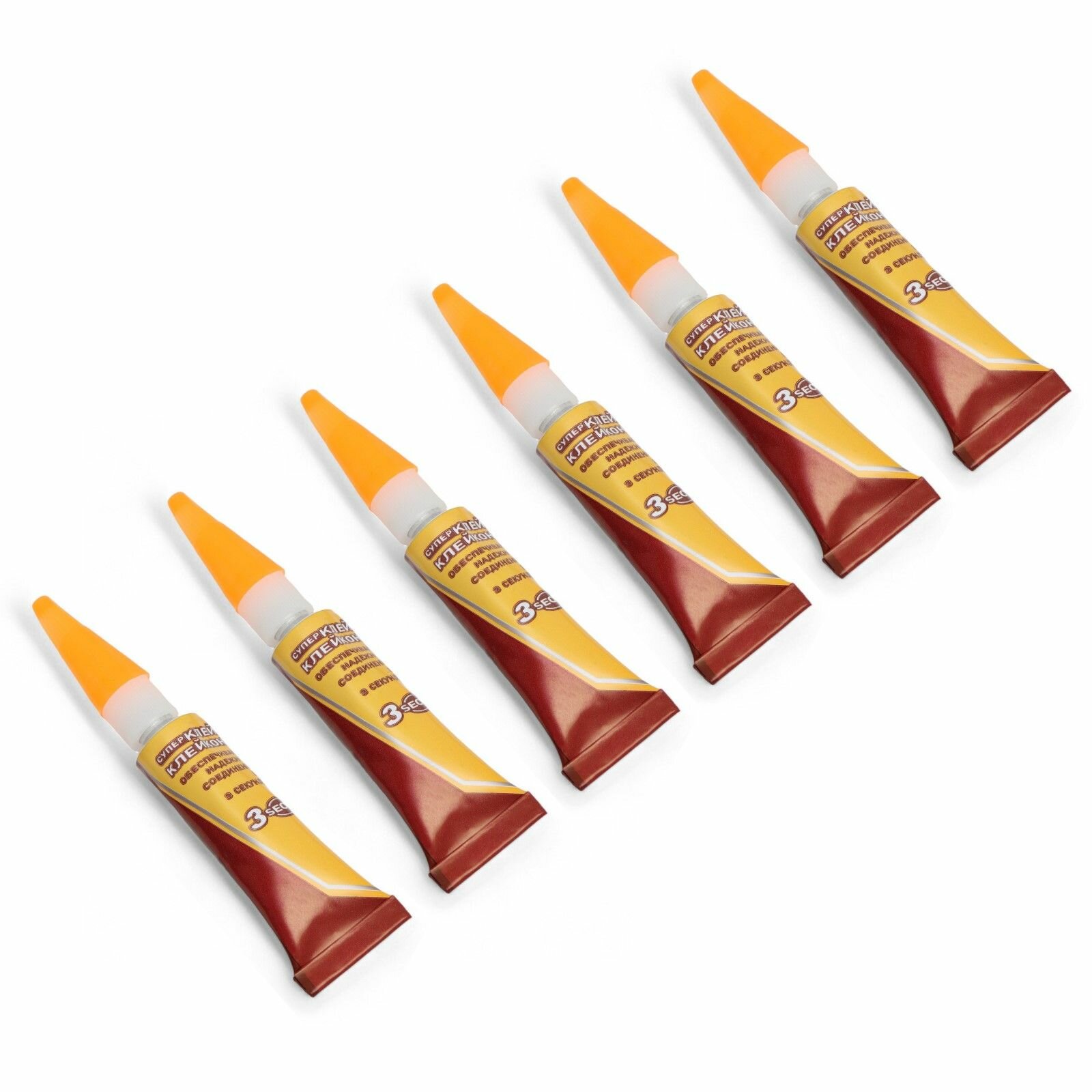 Супер-клей Секундный 1 г набор 6 штук