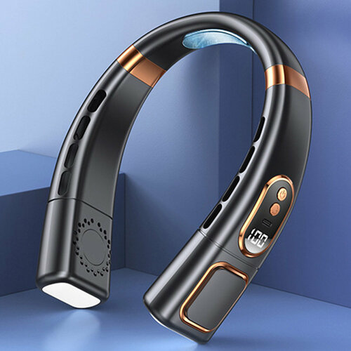 Портативный бесшумный USB-вентилятор с воротником-хомутом 1366₽