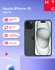 Смартфон Apple iPhone 15 128Gb eSIM + SIM black
