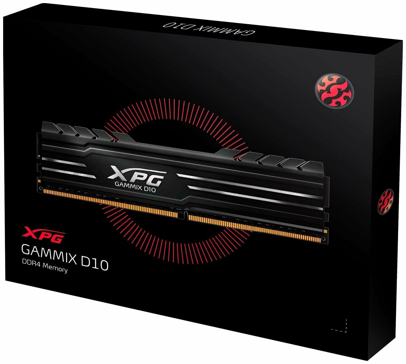 Оперативная память Adata DDR4 32GB (2x16GB) 3200MHz XPG GAMMIX D10 (AX4U320016G16A-DB10) — фото 1