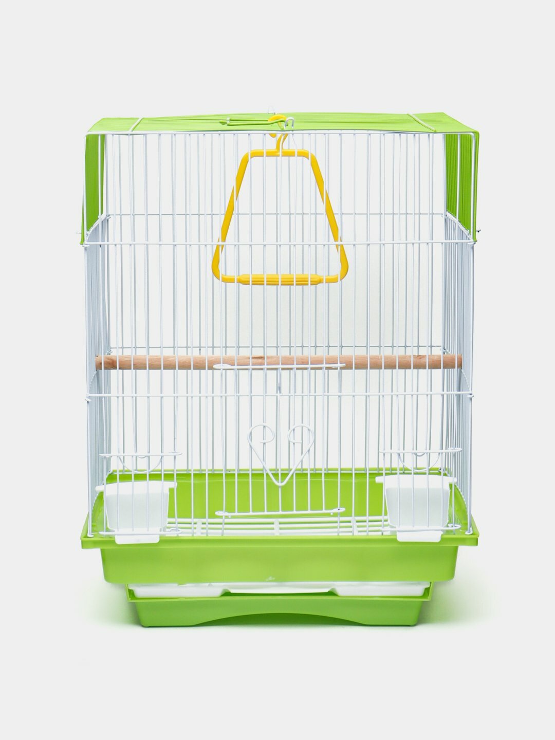 Клетка для птиц 39 * 30 * 21 см, А103, Лайм