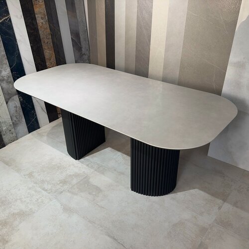 Изображение товара Кухонный стол MESA Design "Tubos", керамогранит, 200х90х75см