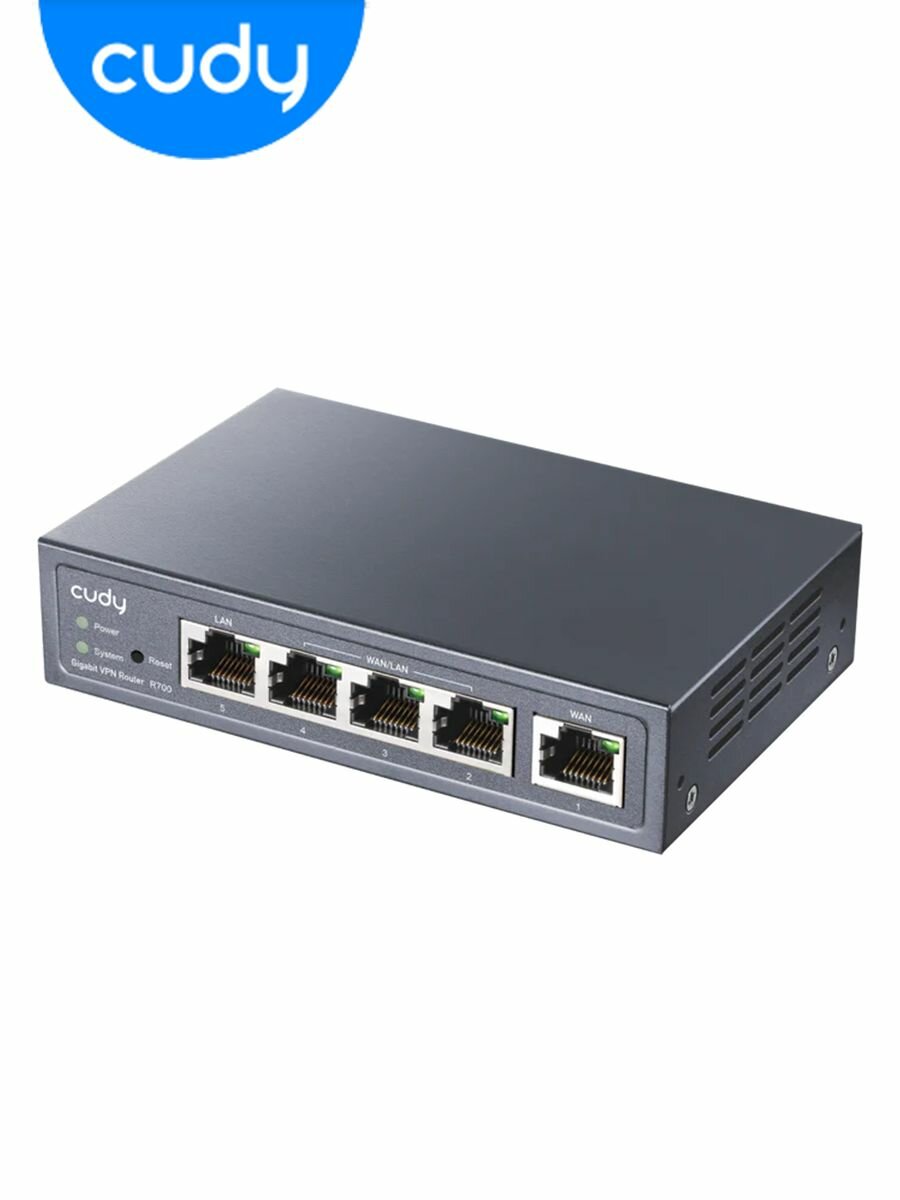 Маршрутизатор с гигабитными портами и поддержкой мульти-WAN Cudy R700