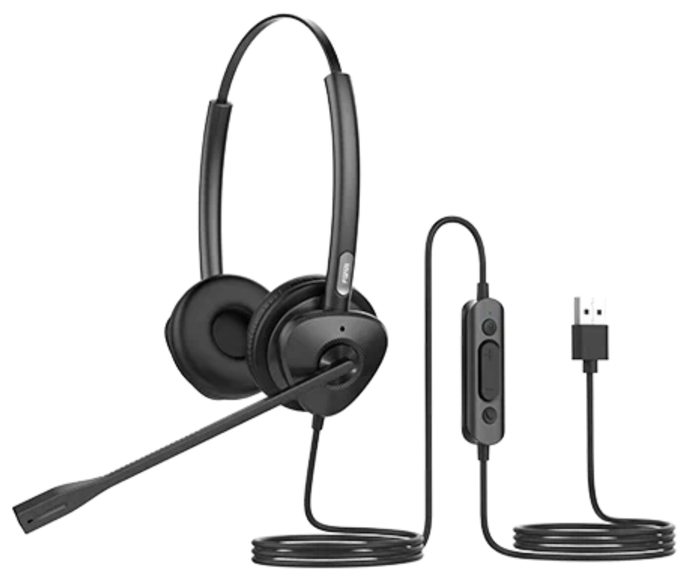 Бинауральная USB-гарнитура Fanvil, HT302-U, черный