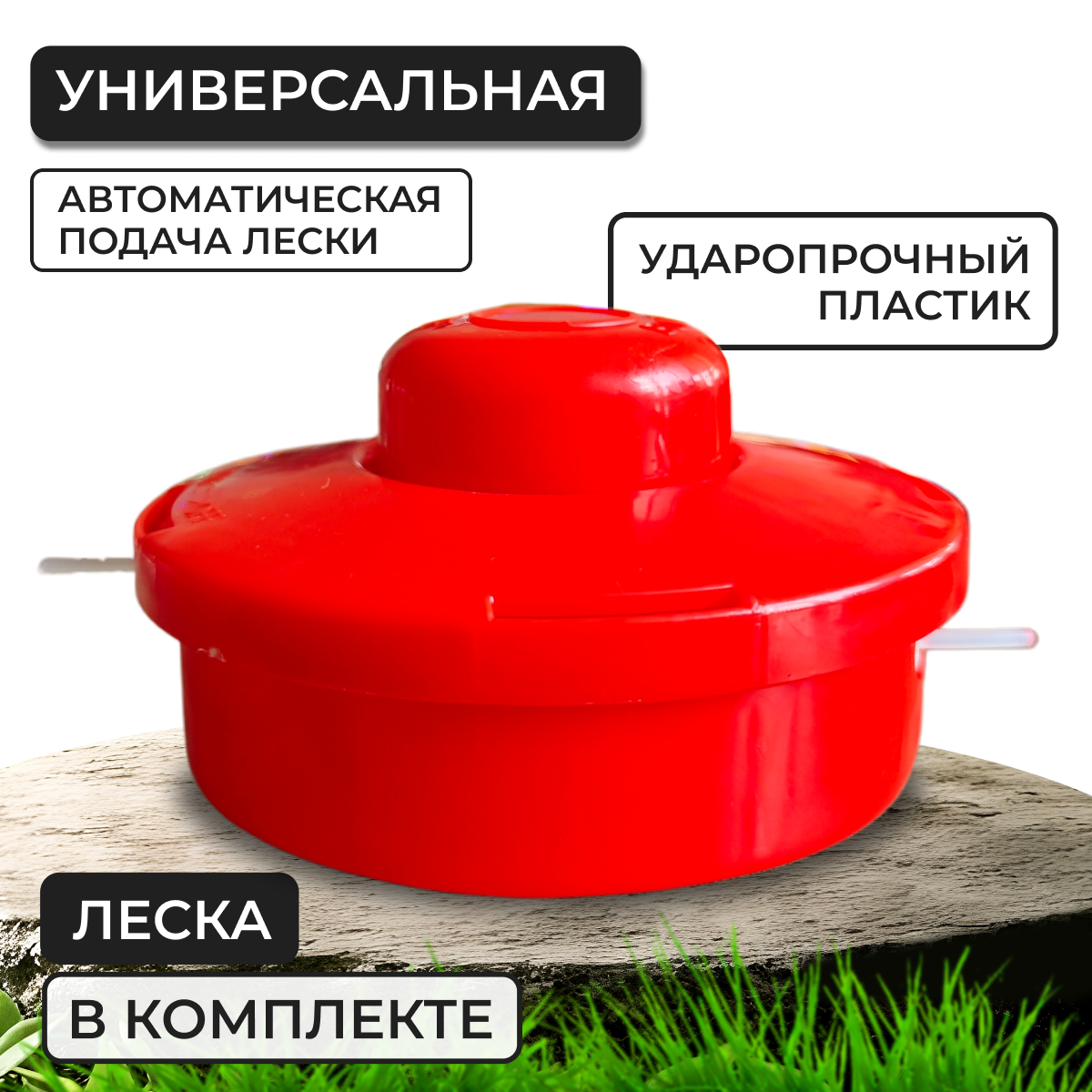 Катушка для триммера крепление на гайку М10*1.25 с левой резьбой, DL-1201 Хопер TH101