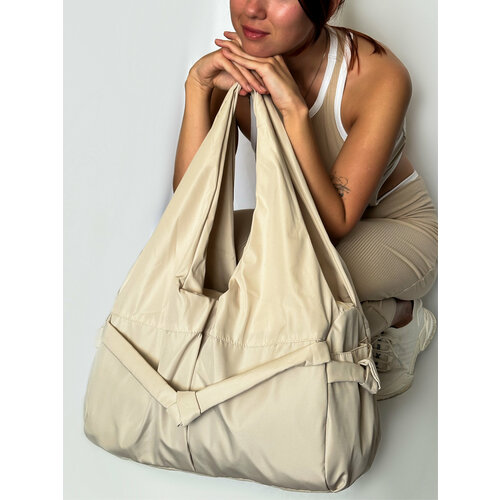 Сумка хобо Antan, фактура гладкая, черный