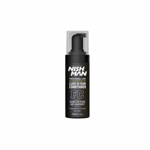 фото Пена-кондиционер nishman beard & mustache, для бороды и усов, против перхоти, гипоаллергенный