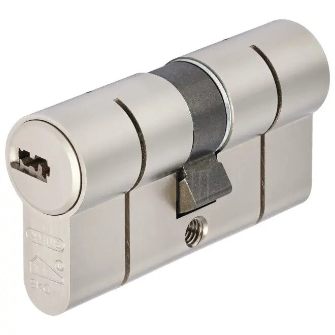 Профильный цилиндр ключ-ключ ABUS D10PS Z30/Z40 70 mm (25+10+35) H-BOX с удлиненной шейкой ключа никель