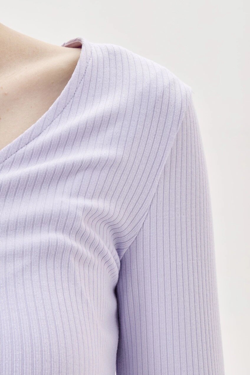 Лонгслив Selfie, размер XS, , лавандовый — фото 1