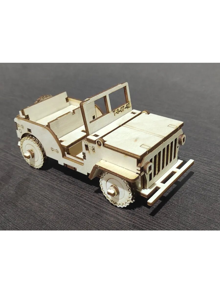 Конструктор для мальчиков-модель автомобиля Виллис МВ — фото 1