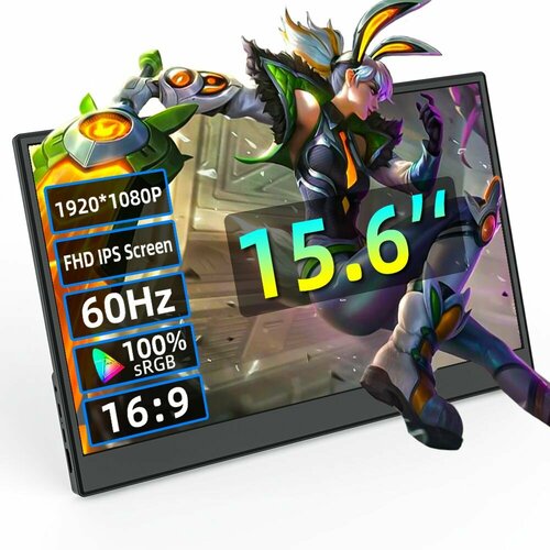 Портативный монитор BYONE 156 1920 x 1080 IPS USB-порт 7202₽