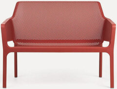 Изображение товара Садовый диван Nardi Net Bench на 2 персоны, Италия, цвет коралловый
