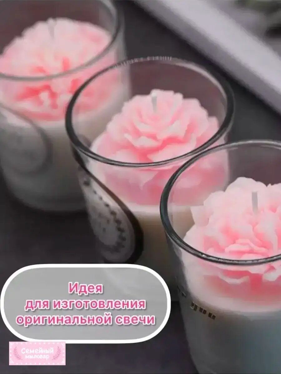 Силиконовая форма / молд 3 маленьких розочки — фото 1