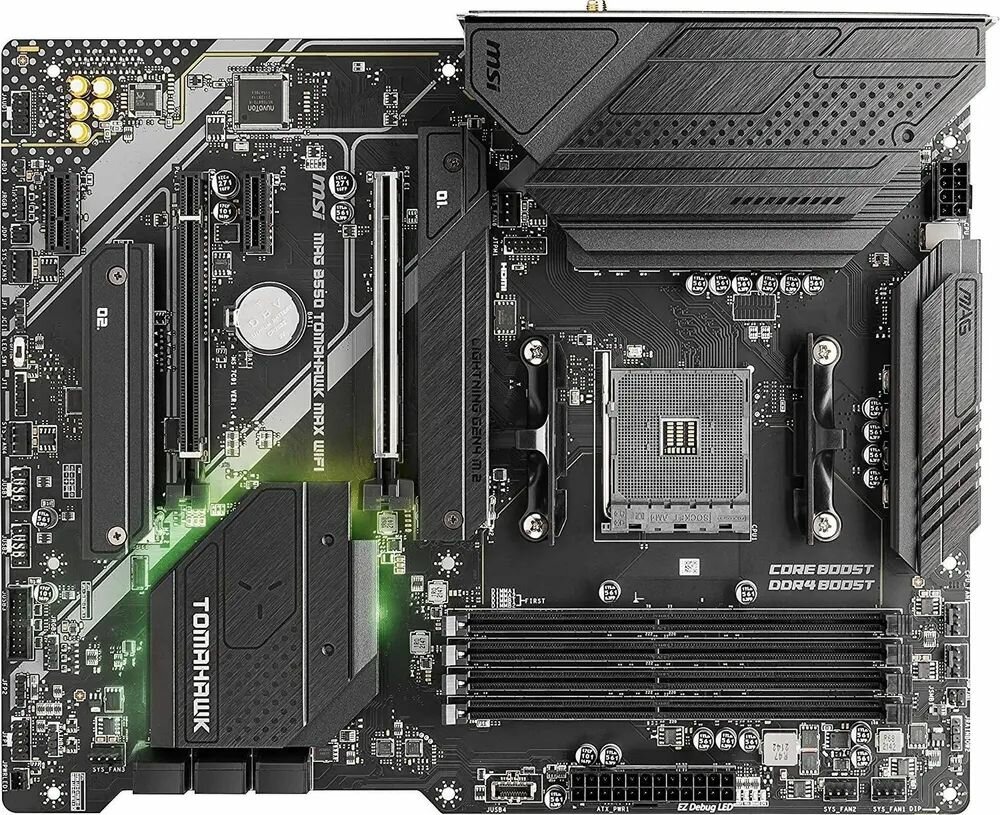 Материнская плата MSI MAG B550 TOMAHAWK MAX WIFI (AM4, B550, 128 ГБ, PCIE 4.0)