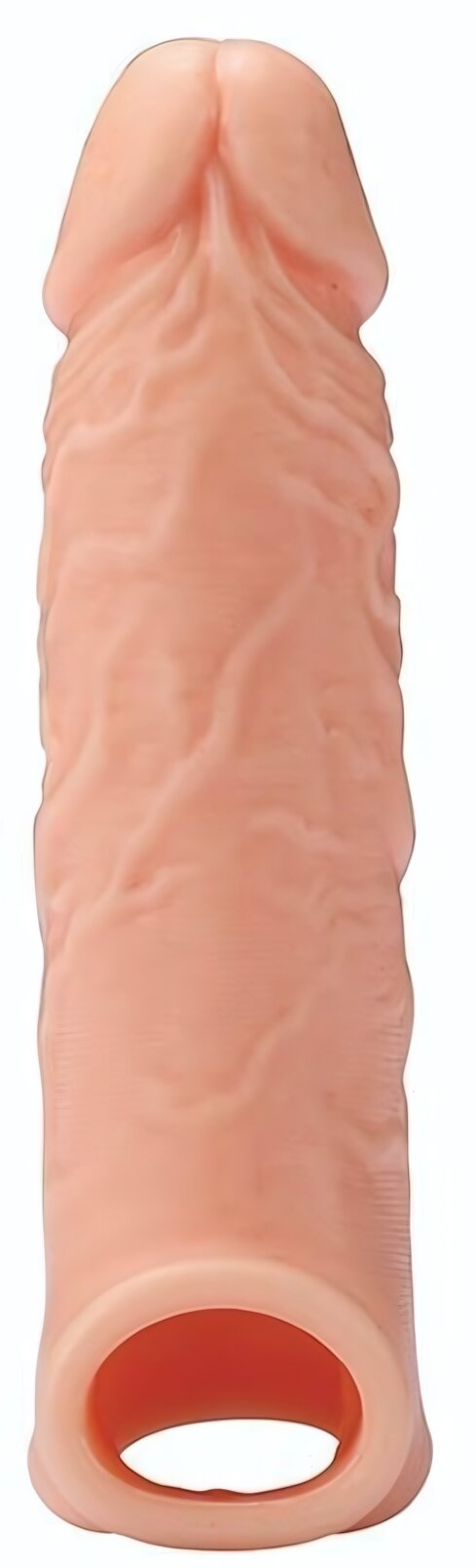 Насадка телесная 'EXTENDER WITH BALL STRAP', силикон, длина 17см, диаметр 4см