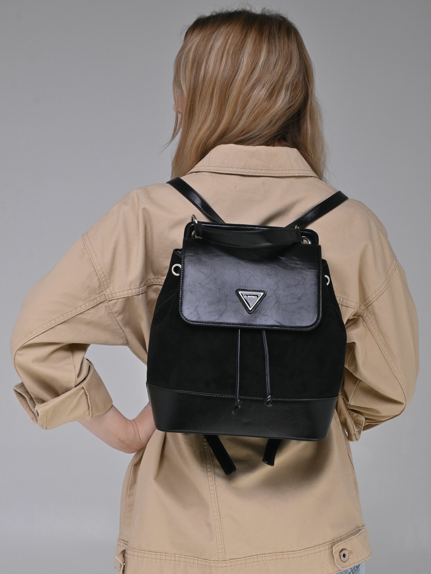 Сумка-рюкзак Daniele Patrici черный