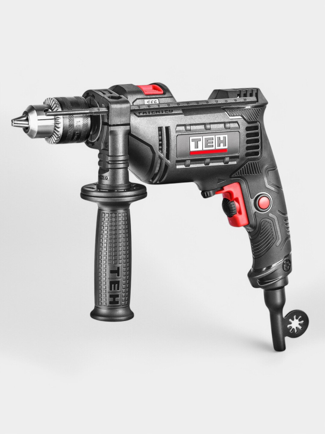 Ударная дрель TEH TD1308A, 810 Вт, 2800 об/мин, 41600 уд/мин — фото 1