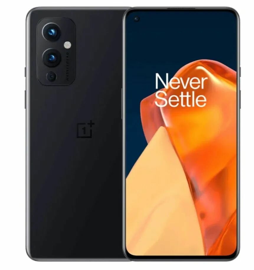 OnePlus Смартфон OnePlus 9 Поддержка NFC, доступна в Google, глобальная версия, доступна в России. Global 8/128 ГБ, черный