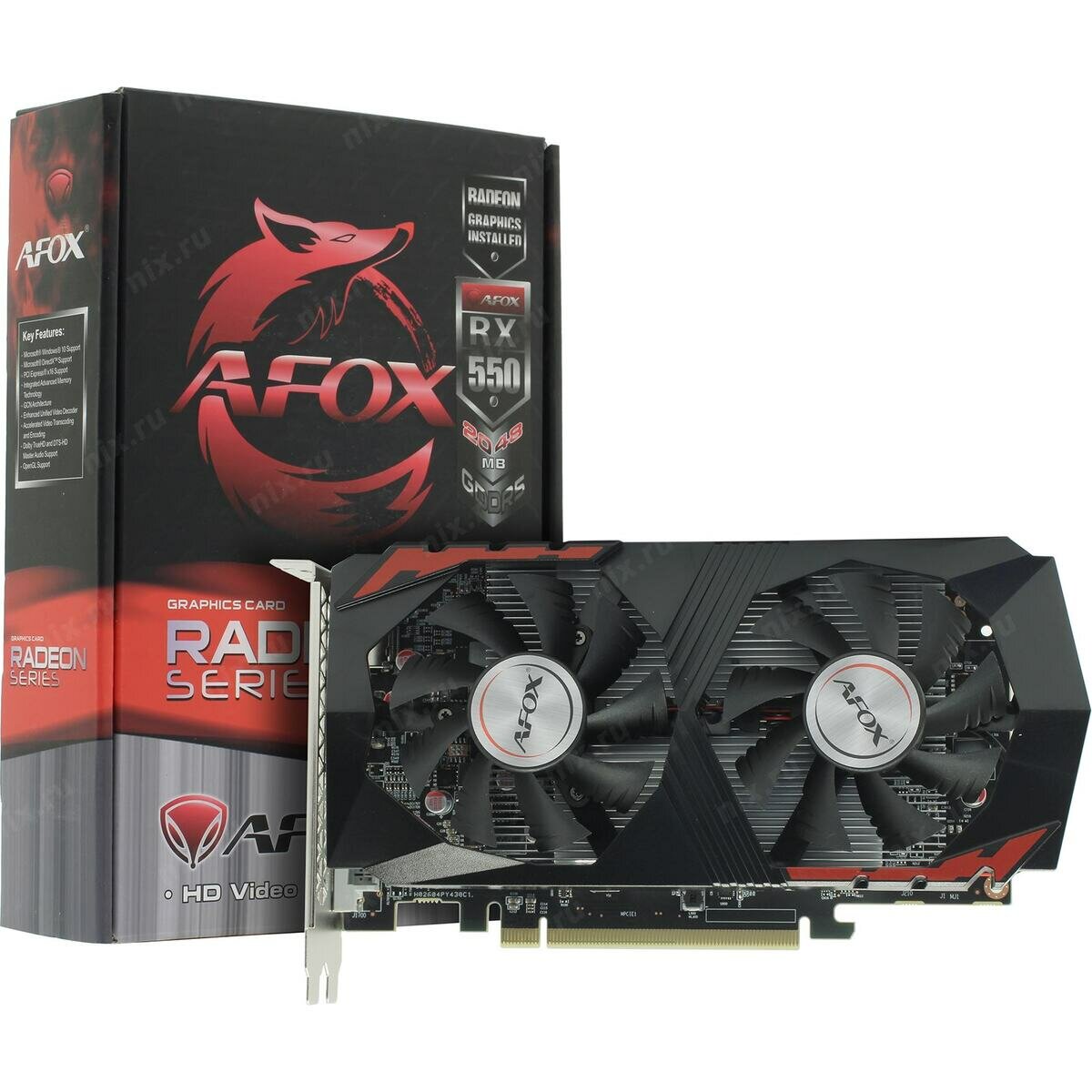 Видеокарта Afox RX 550