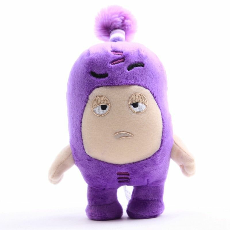 Мягкая игрушка Oddbods Новоетон 18 см, плюшевая, мягкая и милая, Бабблс, Пого, Зи, Джефф, Фьюз, Слик