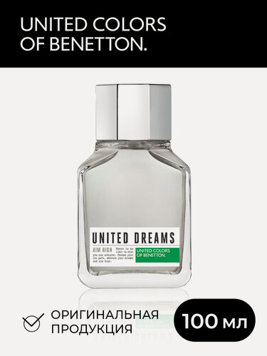 Изображение товара Benetton Туалетная вода мужская United Dreams Aim high 100 мл