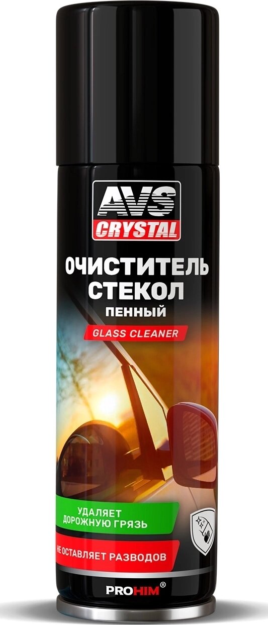 Очиститель стекол "пенный" (аэрозоль) 335 мл. AVS AVK-028