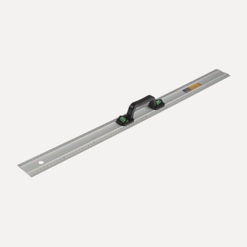 Изображение товара Линейка-уровень тундра, металлическая, пластиковая ручка, 2 глазка, 800 мм