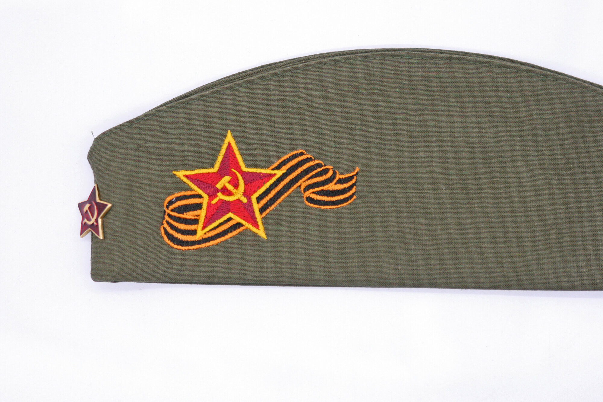 Пилотка солдатская с вышивкой размер 52-54 — фото 1