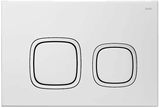 Кнопка смыва для унитаза IDDIS Unifix UNI04CHi77 пластик цвет матовый хром