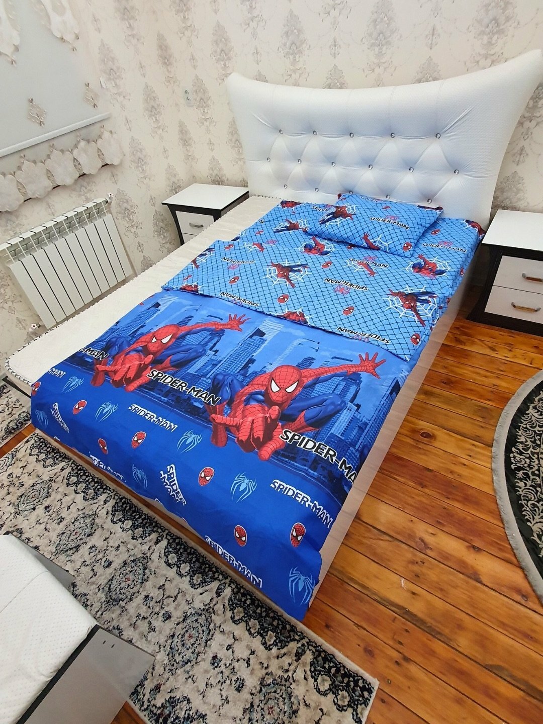 Детское постельное белье, односпальное, эко бамбук, простыня, 1 наволочка и 1 пододеяльник