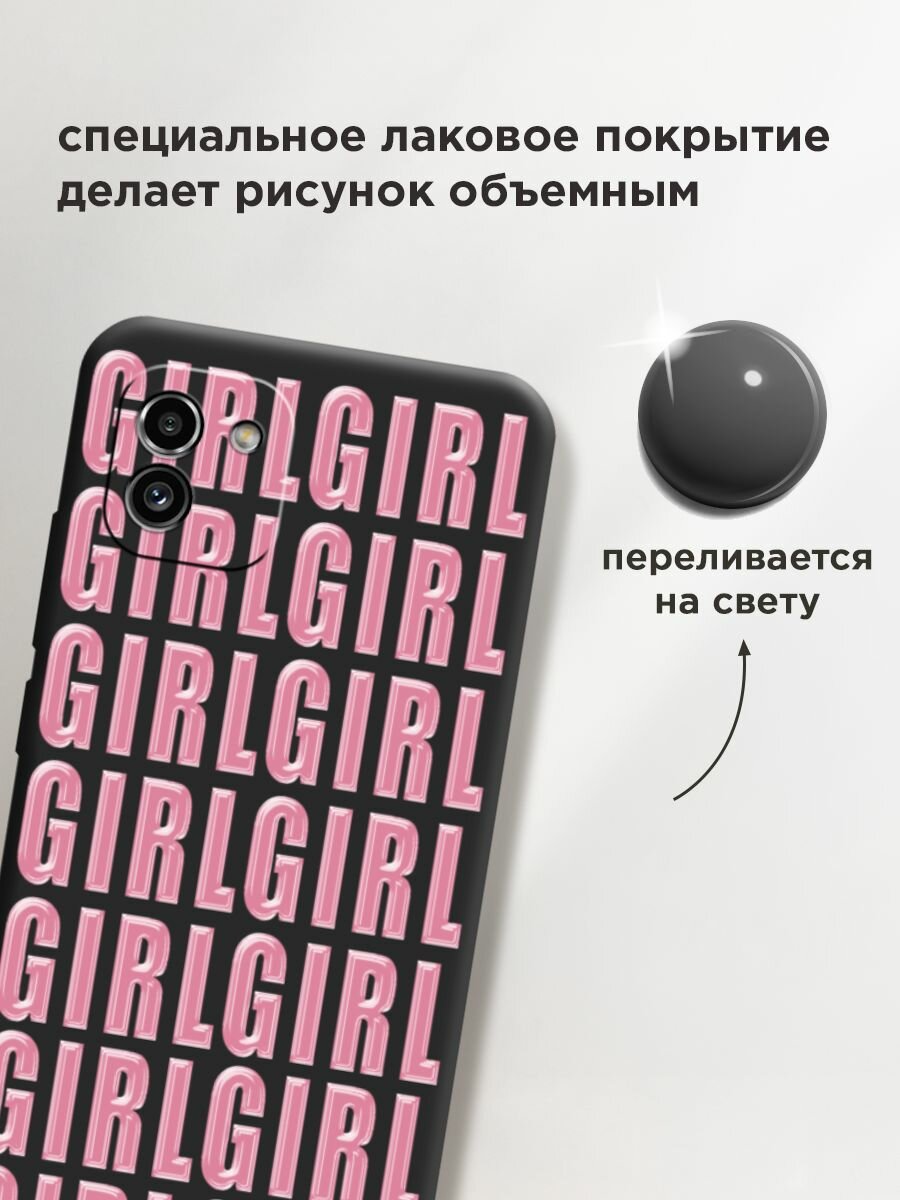 Чехол на Samsung Galaxy A03 / Самсунг А03 с принтом "Girl girl girl 3" — фото 1