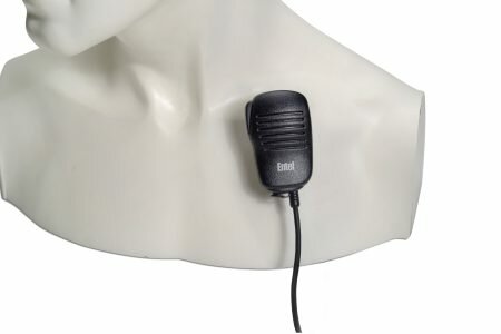 Выносной микрофон ENTEL CMP1/450 HX4xx IP67 для радиостанций, защита от ветра, разъем 3,5 мм, черный