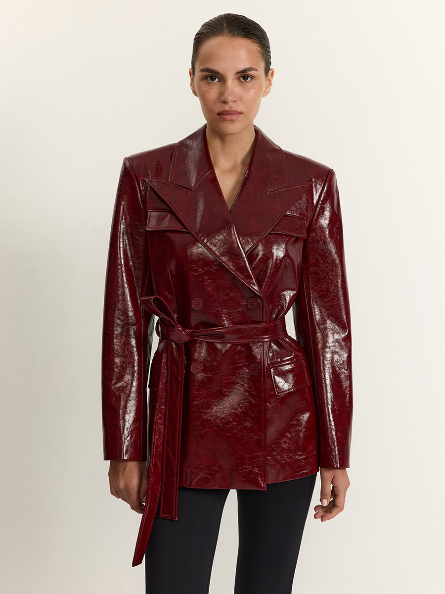 Пиджак TOPTOP STUDIO размер M бордовый