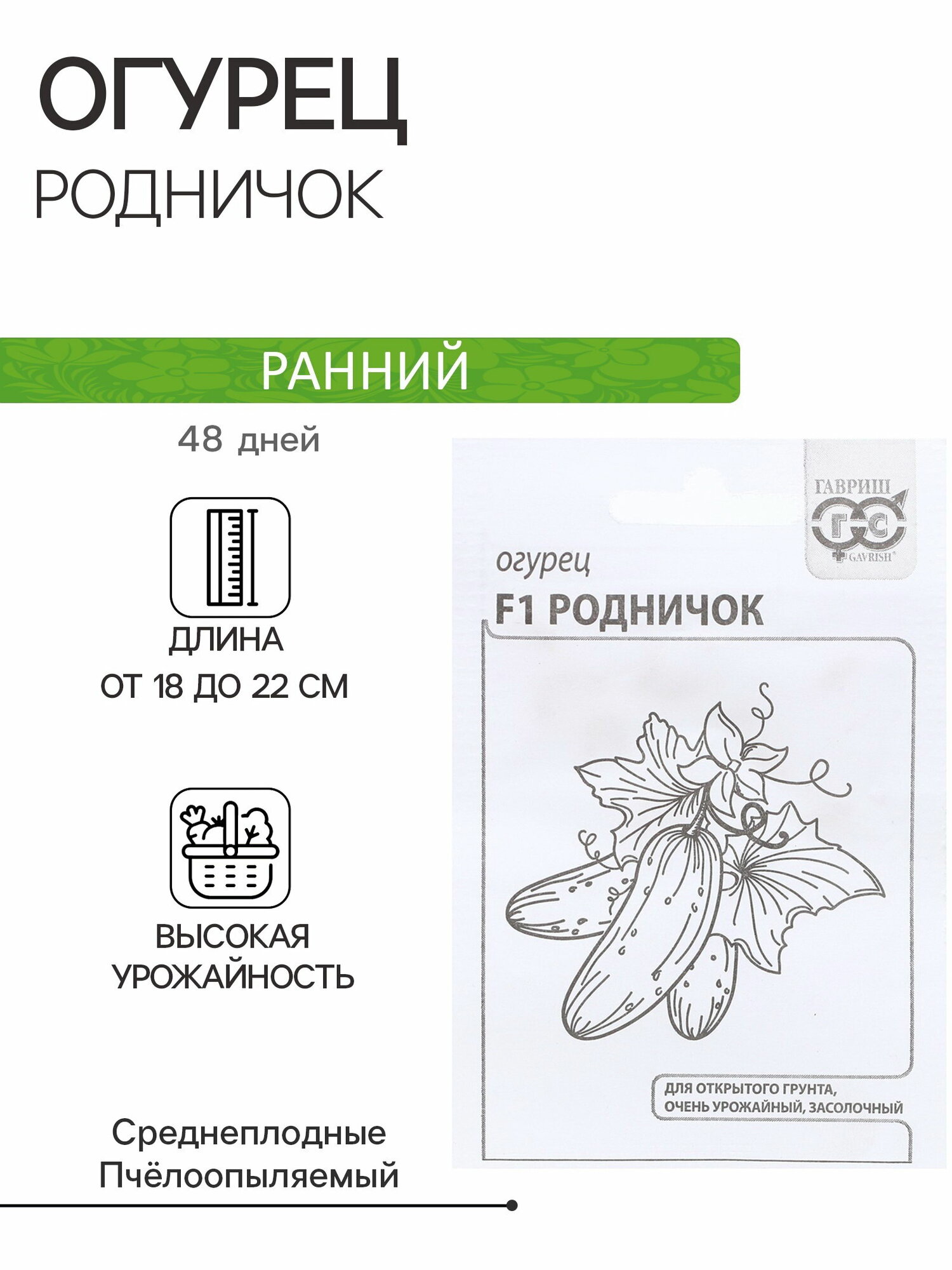 Семена Огурец 