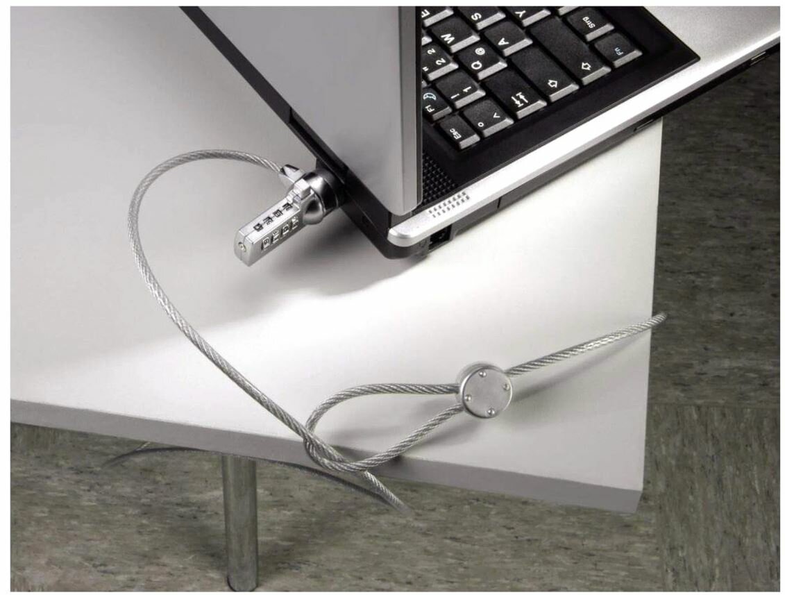 Замок HAMA 00011788 для ноутбука сталь 18 м серебристый