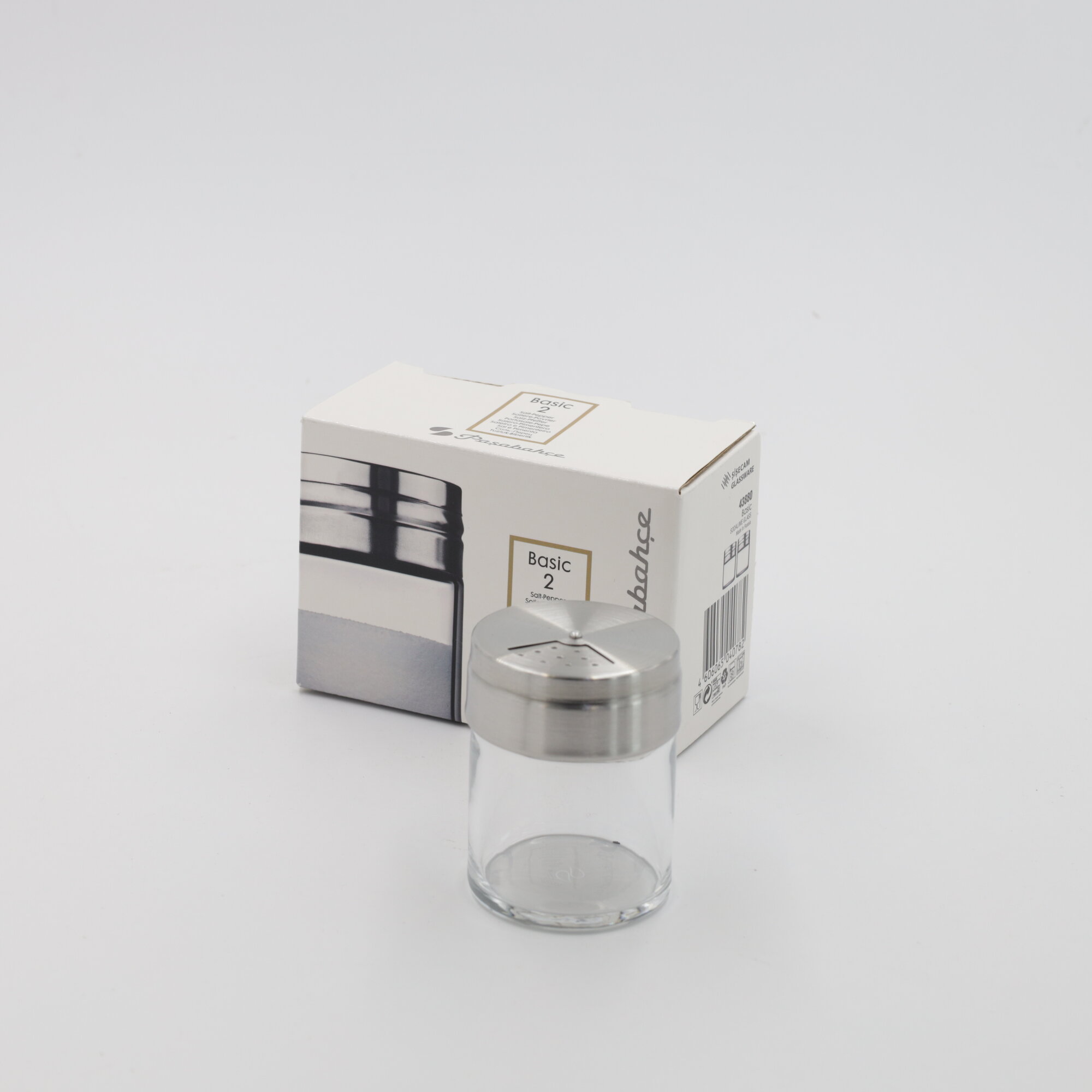 Набор солонок PASABAHCE бейзик 43880 115мл 2шт 2х12 1053724 — фото 1