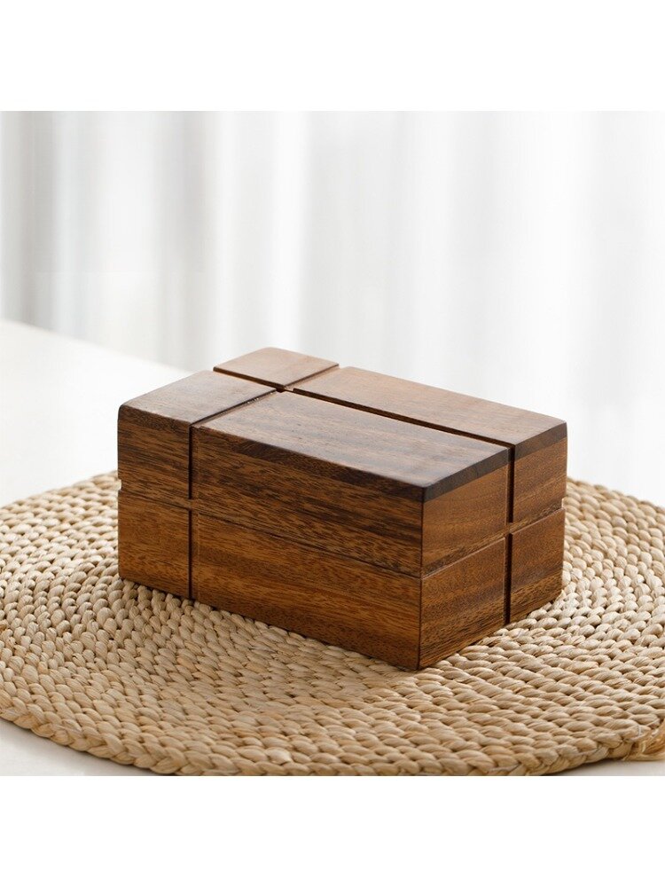 Кухонный деревянный обеденный стол для салфеток, 20 × 13 × 10 см