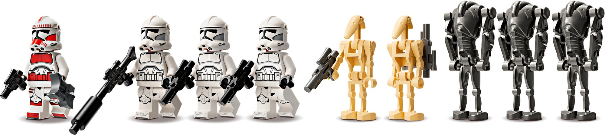 Конструктор LEGO Star Wars™ 75372 Боевой набор солдат-клонов и боевых дроидов, 215 дет. — фото 1