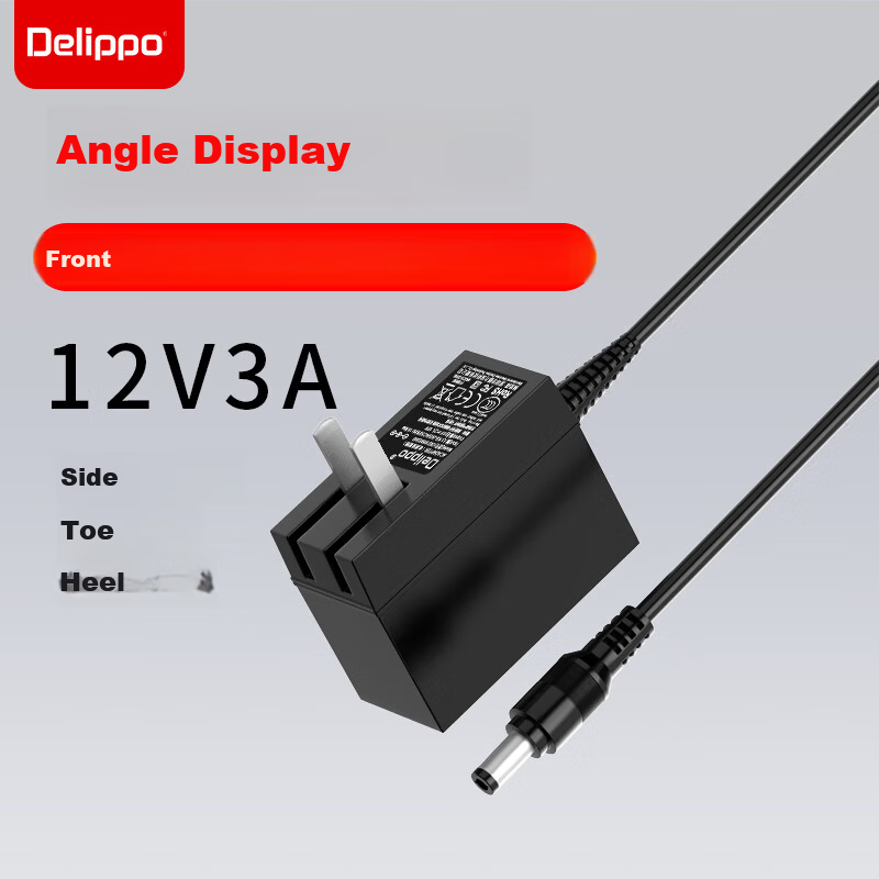 Delippo 12V 3A адаптер питания 5.5x2.5 мм универсальный зарядное устройство для мониторов систем видеонаблюдения