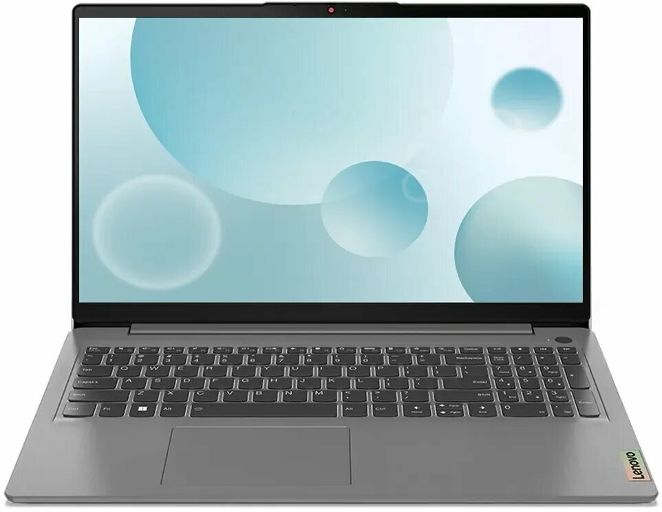 Ноутбук 15.6" Lenovo IdeaPad 3 15IAU7, Intel Core i3-1215U (1.2 ГГц), RAM 8 ГБ, SSD 256 ГБ, Intel UHD Graphics, DOS, (82RK00QNRK), Arctic Grey