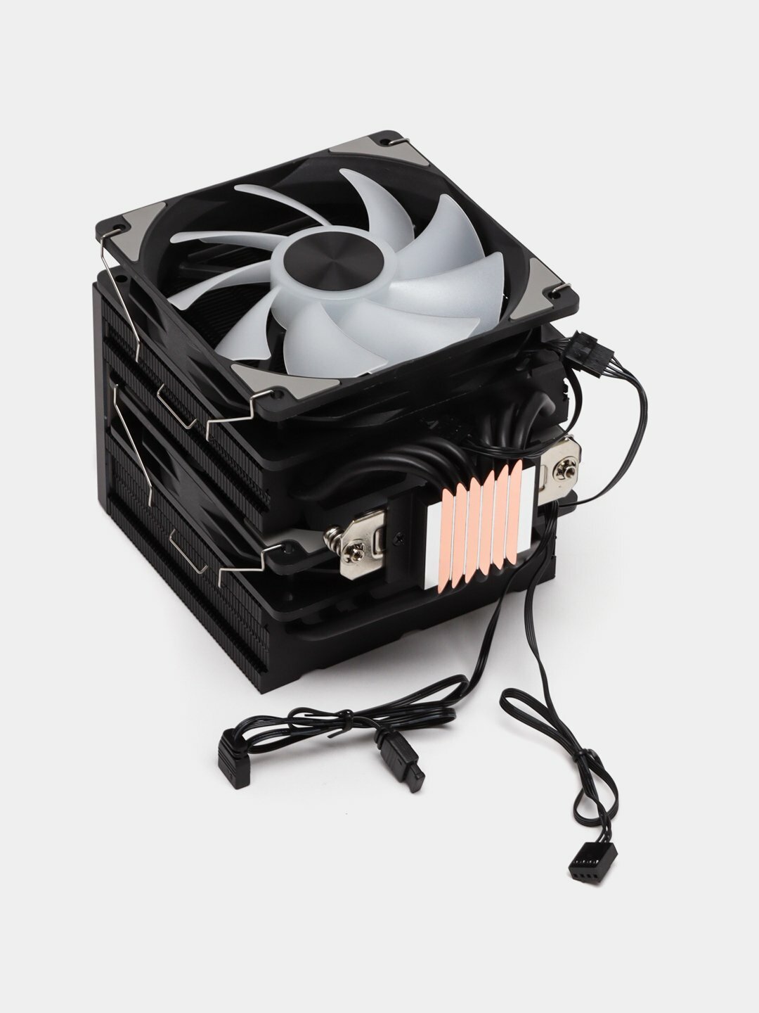 Кулер Snowman MT660 MT, для процессора, 6 трубок, ARGB-подсветка, черный