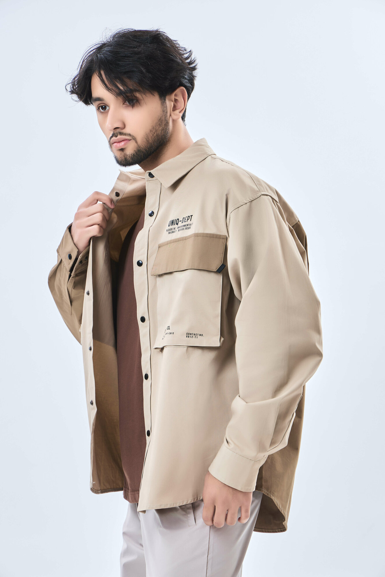 Рубашка TERRA PRO, размер L, beige — фото 1