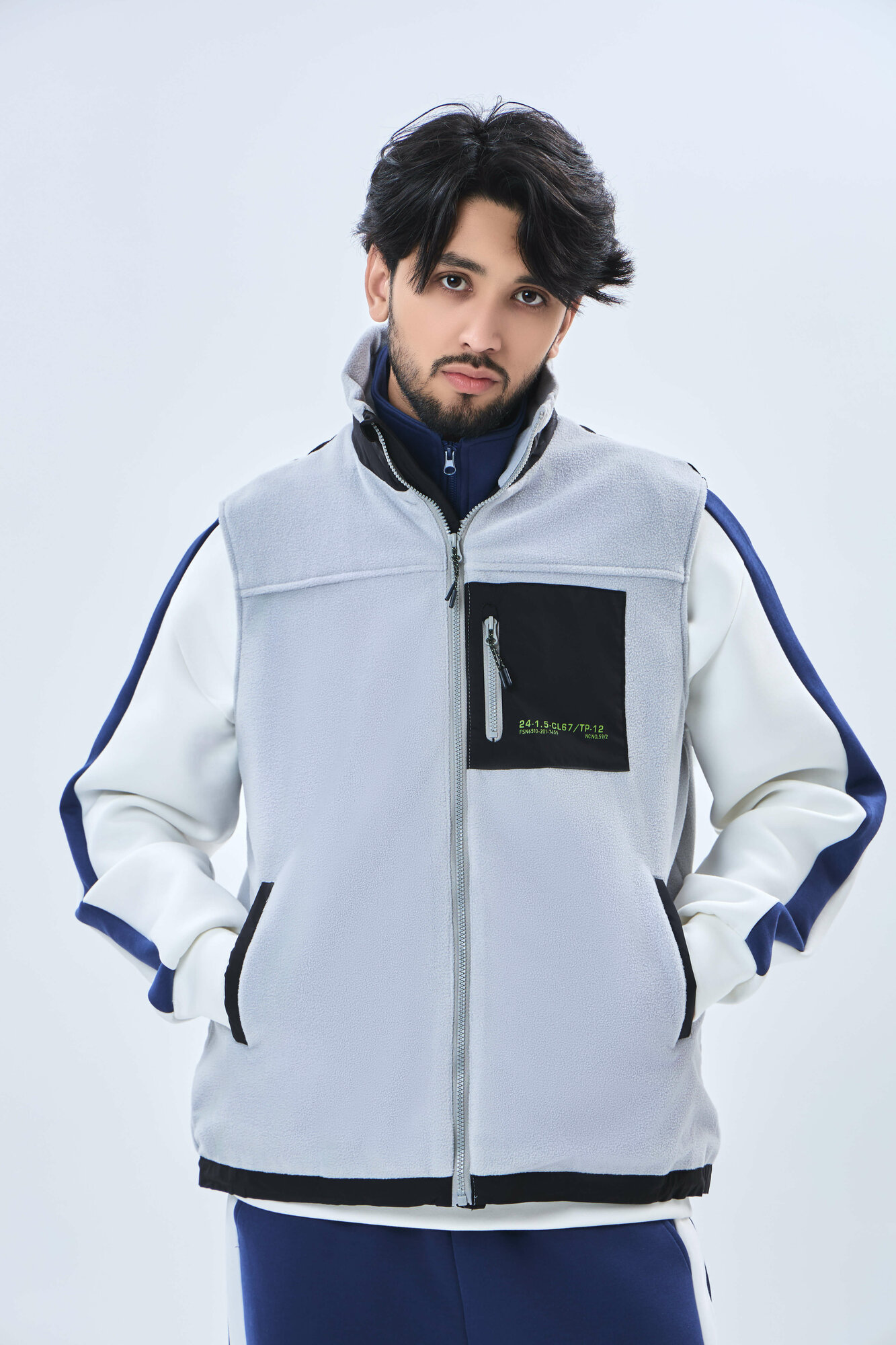 Жилет спортивный TERRA PRO, размер S, grey
