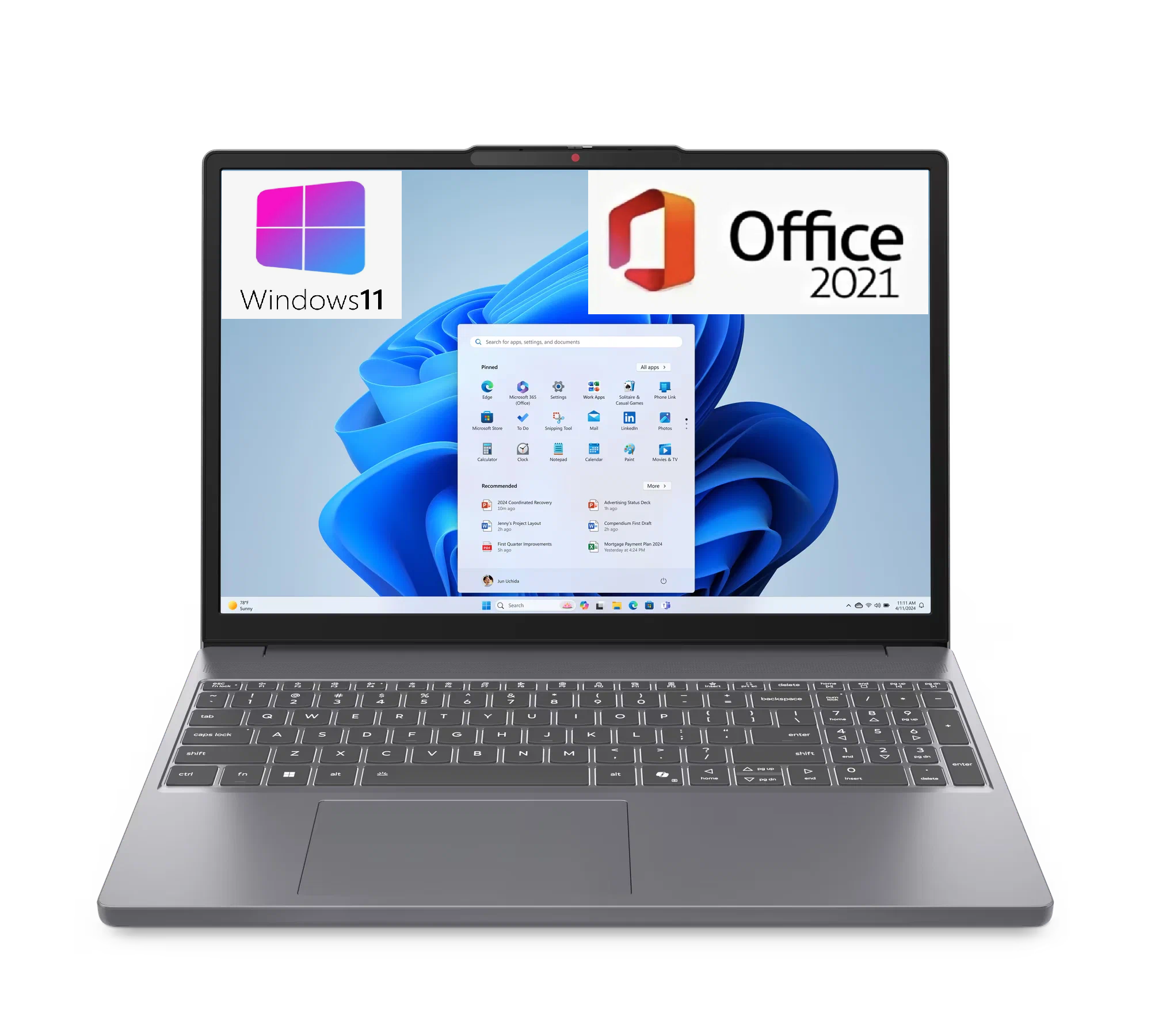 Ноутбук Lenovo Slim Gen10, IPS 15,3", Core i5-13420H (до 4.6 ГГц), 16 ГБ DDR5, SSD 512 ГБ, Win 11PRO+Office, Рус. клав.
