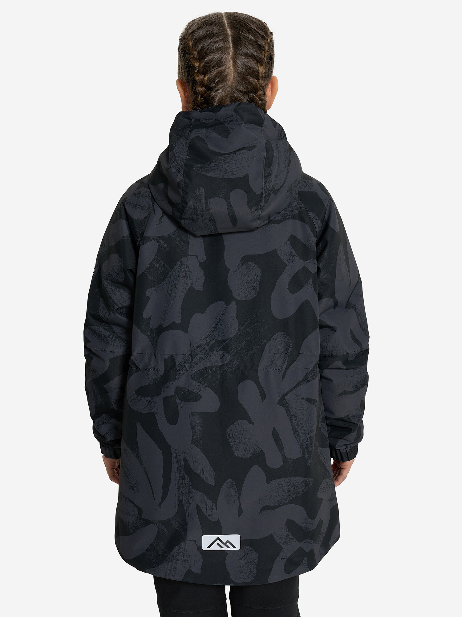 Куртка спортивная OUTVENTURE Active Girls' Fleece Lined Jacket, размер 134/140, черный — фото 1