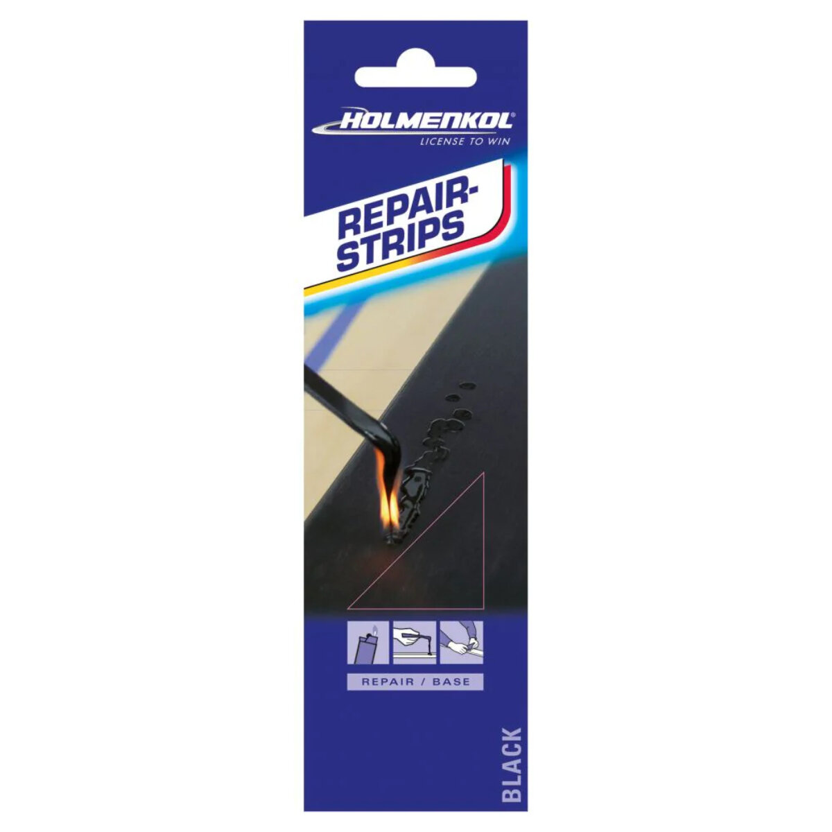 Пластик для ремонта базы Holmenkol Repair-Strips Black 5 PCS (24403)